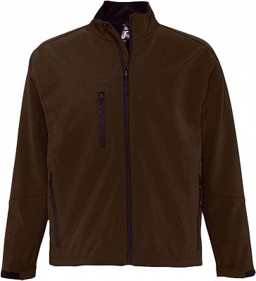 Куртка мужская на молнии Relax 340, коричневая (Коричневый)