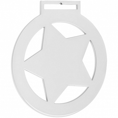Медаль Steel Star, белая (Белый)