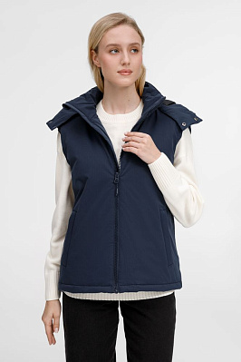 Жилет унисекс Sfera, темно-синий (Тёмно-синий)