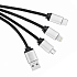 Кабель - брелок Plug с подсветкой гравировки, черный - Фото 4