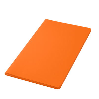 Блокнот Alpha slim, оранжевый