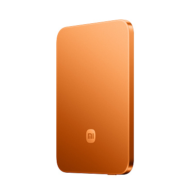 Беспроводной магнитный ПЗУ Xiaomi UltraThin Magnetic Power Bank 5000 15W  (Оранжевый)