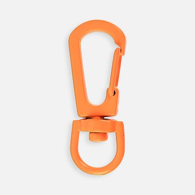 Застежка-карабин Snap Hook, S  неон (Оранжевый)