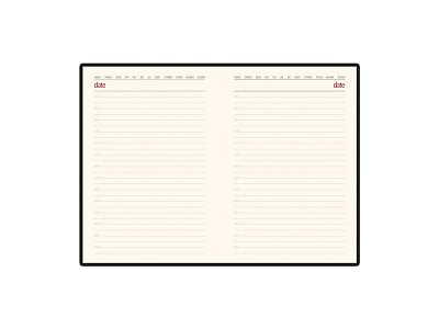 Ежедневник недатированный А5 Senate с магнитным клапаном