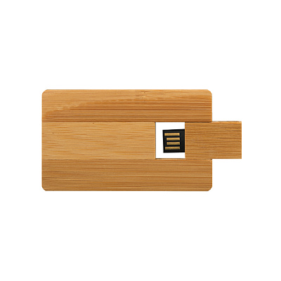 Карточка 17 Визитка деревянная , 16Гб (Темное дерево)