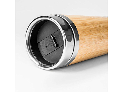 Стакан YABA с бамбуковой отделкой