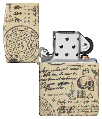 Зажигалка ZIPPO Alchemy Design с покрытием 540 Matte, латунь/сталь, бежевая, матовая, 38x13x57 мм