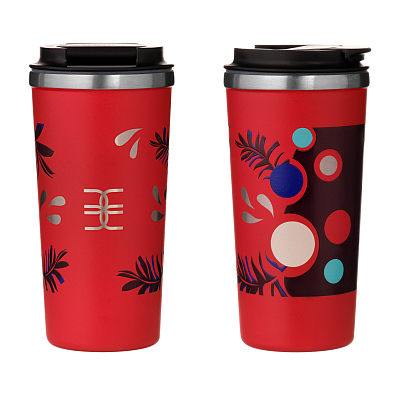 Термокружка вакуумная Палермо (Palermo), красная