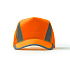 Бейсболка 5-панельная BALDER, Флуоресцентный оранжевый - Фото 1
