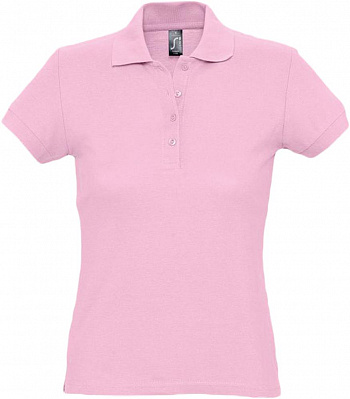 Рубашка поло женская Passion 170, розовая (Розовый)