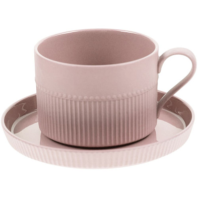 Чайная пара Pastello Moderno, розовая (Розовый)