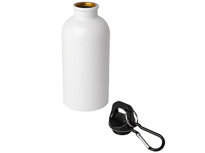 Одностенная бутылка для воды с карабином Oregon, 400 мл