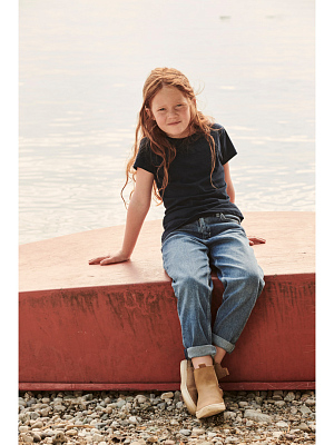 Футболка для девочек FOTL Girls Valueweight (Красный)