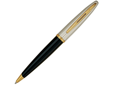 Ручка шариковая Carene De Luxe (Черный, серебристый. золотстый)