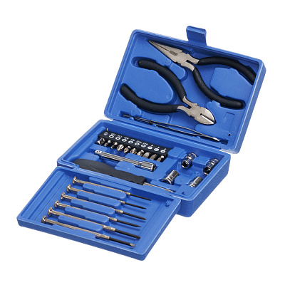 Набор инструментов Stinger, 25 инструментов, в пластиковом кейсе, 164x107x49 мм  (Синий)