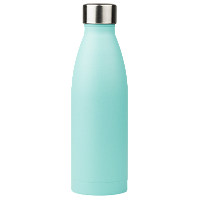Термобутылка вакуумная герметичная Fresco, аква (гладкое порошковое покрытие) (Бирюзовый)