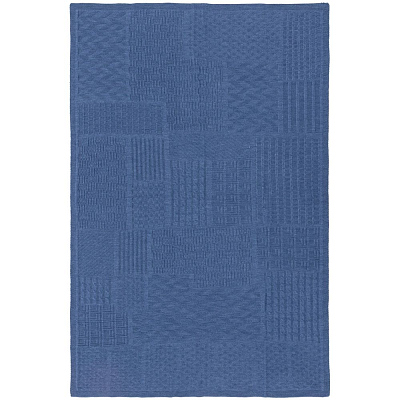 Плед Snippet, синий меланж (джинс)