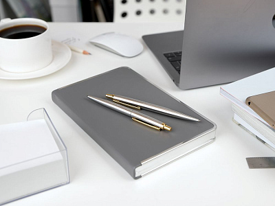 Набор из механического карандаша и ручки Poetica, золотистый