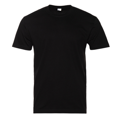 Футболка мужская STAN хлопок 180, 08U (Чёрный)