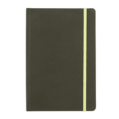 Блокнот с обложкой из rPET (стандарт GRS), А5