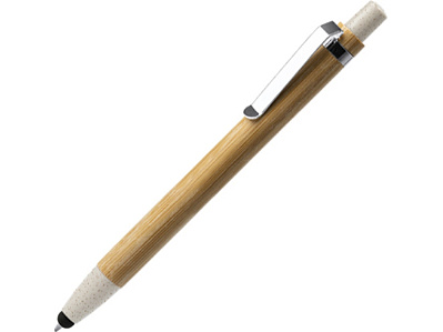 Ручка-стилус шариковая бамбуковая NAGOYA (Натуральный/бежевый)