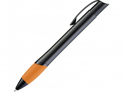 Ручка шариковая металлическая Opera М (Черный/оранжевый)