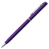 Ручка шариковая Hotel Chrome, ver.2, матовая фиолетовая - Фото 3