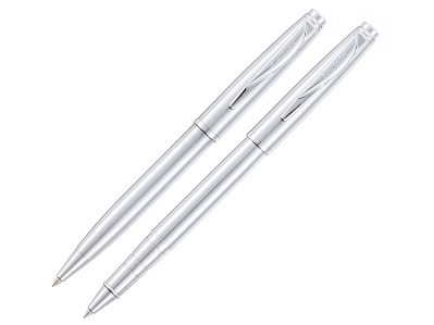 Набор Pen and Pen: ручка шариковая, ручка-роллер (Стальной)