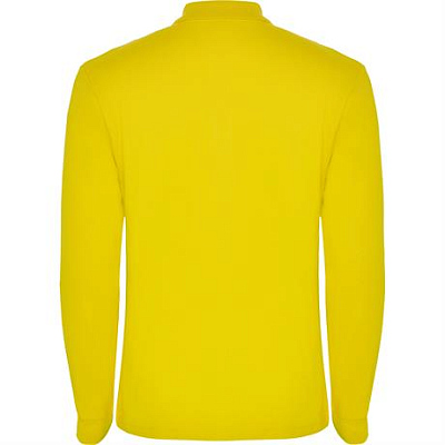 Футболка поло ESTRELLA L/S мужская, ЖЕЛТЫЙ 3XL