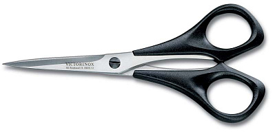 Ножницы VICTORINOX 13 см,  универсальные, для бытового и профессионального применения, чёрные (Черный)