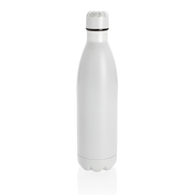 Вакуумная бутылка из нержавеющей стали, 750 мл (Белый;)