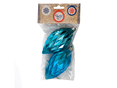 Набор новогодних украшений Еловые шишки