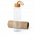 Бутылка для воды KASFOL, стекло, бамбук, 500 мл - Фото 2
