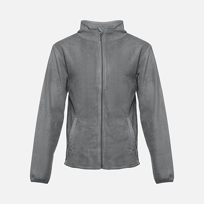 Куртка флисовая мужская Helsinki, серая (Серый)