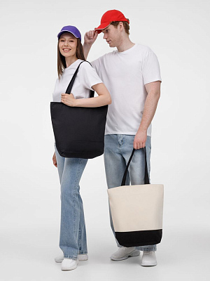 Бейсболка Canopy, красная с белым кантом