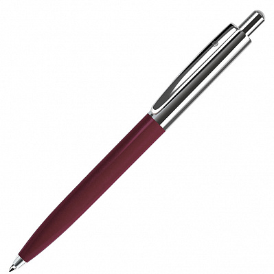 Ручка шариковая BUSINESS (Бордовый, серебристый)