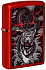 Зажигалка ZIPPO Dragon Tiger Design с покрытием Metallic Red, латунь/сталь, красная, 38x13x57 мм - Фото 1