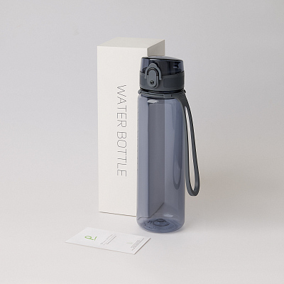 Бутылка для воды Комо, серая