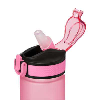 Бутылка для воды Flip mini, розовая