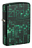 Зажигалка ZIPPO Pattern с покрытием Glow In The Dark Green, латунь/сталь, черно-зеленая, 38x13x57 мм - Фото 1