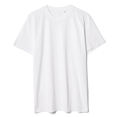 Футболка мужская T-bolka Stretch, черная (Белый)