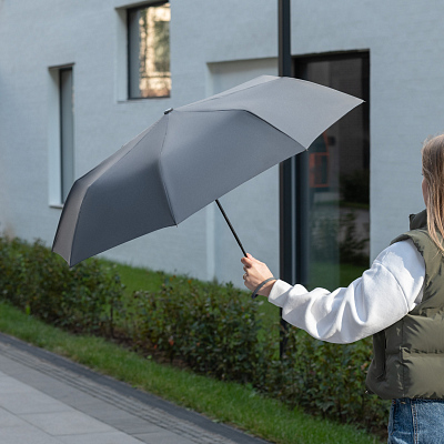 Зонт складной Атланта (Atlanta), серый