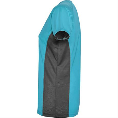 Спортивная футболка SHANGHAI WOMAN женская, БИРЮЗОВЫЙ/ТЕМНЫЙ ГРАФИТ 2XL