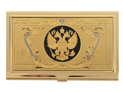 Набор Российский менеджмент: визитница, ручка шариковая