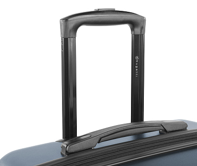 Чемодан BUGATTI Kallisto, синий, АБС-пластик, 35,5х23х53,5 см, 40 л