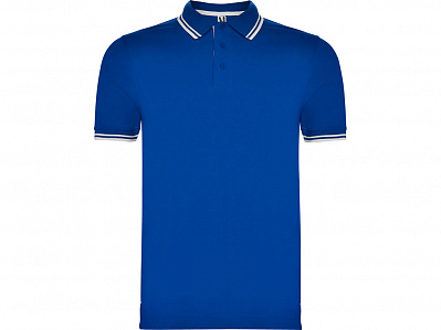 Рубашка поло Montreal мужская (Королевский синий/белый)