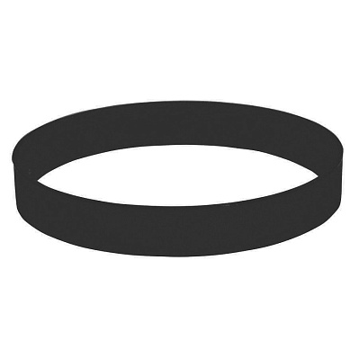 Браслет силиконовый FEST; 20 x 1,2 x 0,2 см; черный; силикон; гравировка (Черный)