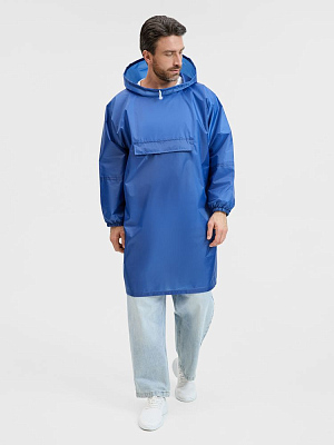 Дождевик-анорак Alatau, ярко-синий, единый размер