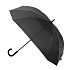 Зонт-трость с квадратным куполом Mistral, черный - Фото 2