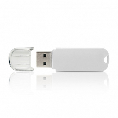 USB flash-карта UNIVERSAL, 8Гб, пластик, USB 2.0  (Белый)